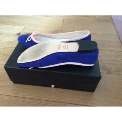 Repetto BB Bicolores Bleu -Repetto Soldes Boutique 13363 4