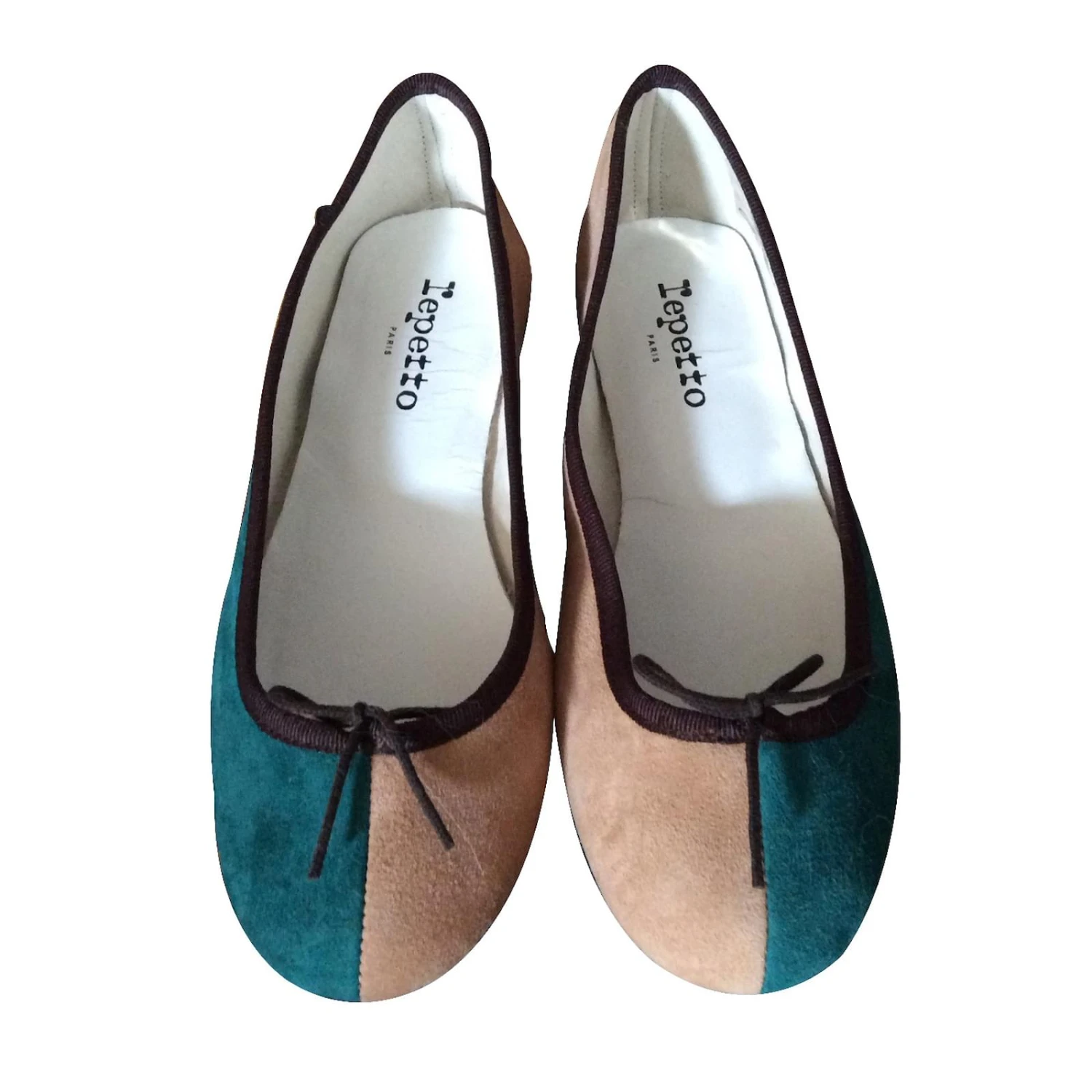 Repetto BB Bicolores Vert 4 Repetto BB Bicolores Vert – Image 2