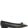 Femme Repetto Ballerines Pointues à Détail De Nœud -Repetto Soldes Boutique 20094538 45358305 1000