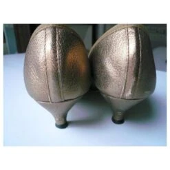 REPETTO – BALLERINES BIANCA PETIT TALON – T39 Doré -Repetto Soldes Boutique 226418 5