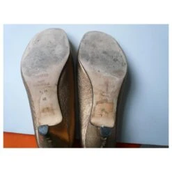 REPETTO – BALLERINES BIANCA PETIT TALON – T39 Doré -Repetto Soldes Boutique 226418 7