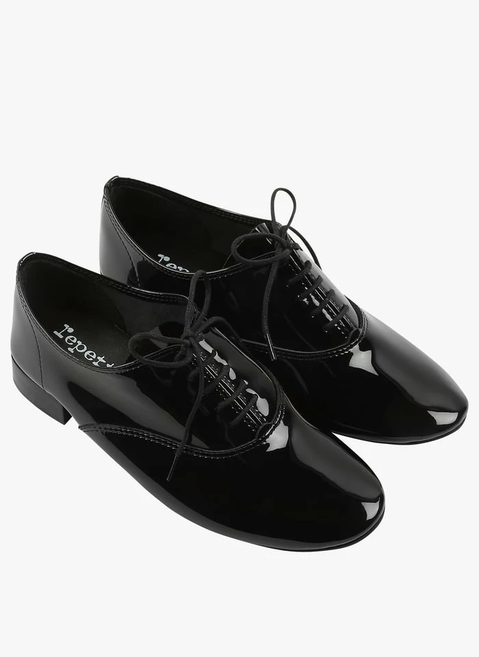 Repetto CHARLOT - Richelieu En Cuir Vernis | Noir 4 Repetto CHARLOT - Richelieu En Cuir Vernis | Noir – Image 2