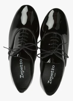Repetto CHARLOT - Richelieu En Cuir Vernis | Noir 10 Repetto CHARLOT - Richelieu En Cuir Vernis | Noir -Repetto Soldes Boutique 2267818