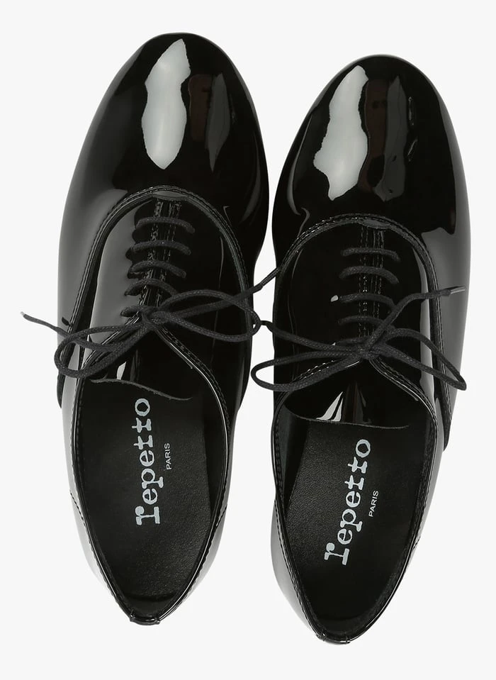 Repetto CHARLOT - Richelieu En Cuir Vernis | Noir 5 Repetto CHARLOT - Richelieu En Cuir Vernis | Noir – Image 3