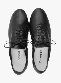 Repetto ZIZI - Richelieu En Cuir | Noir -Repetto Soldes Boutique 2267931