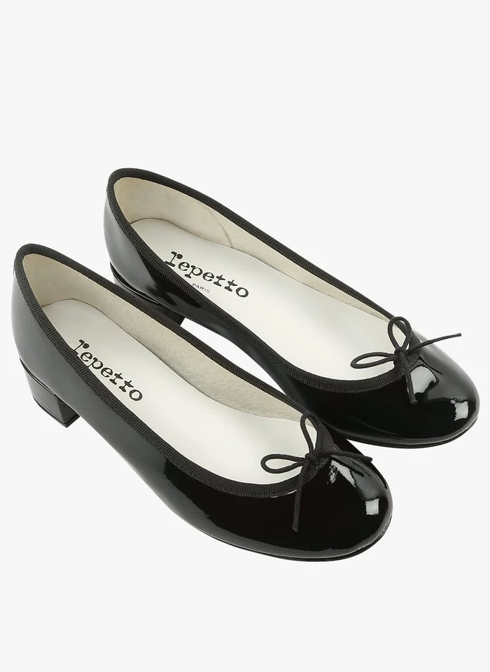 Repetto CAMILLE - Ballerines à Talons En Cuir De Veau | Noir 4 Repetto CAMILLE - Ballerines à Talons En Cuir De Veau | Noir – Image 2