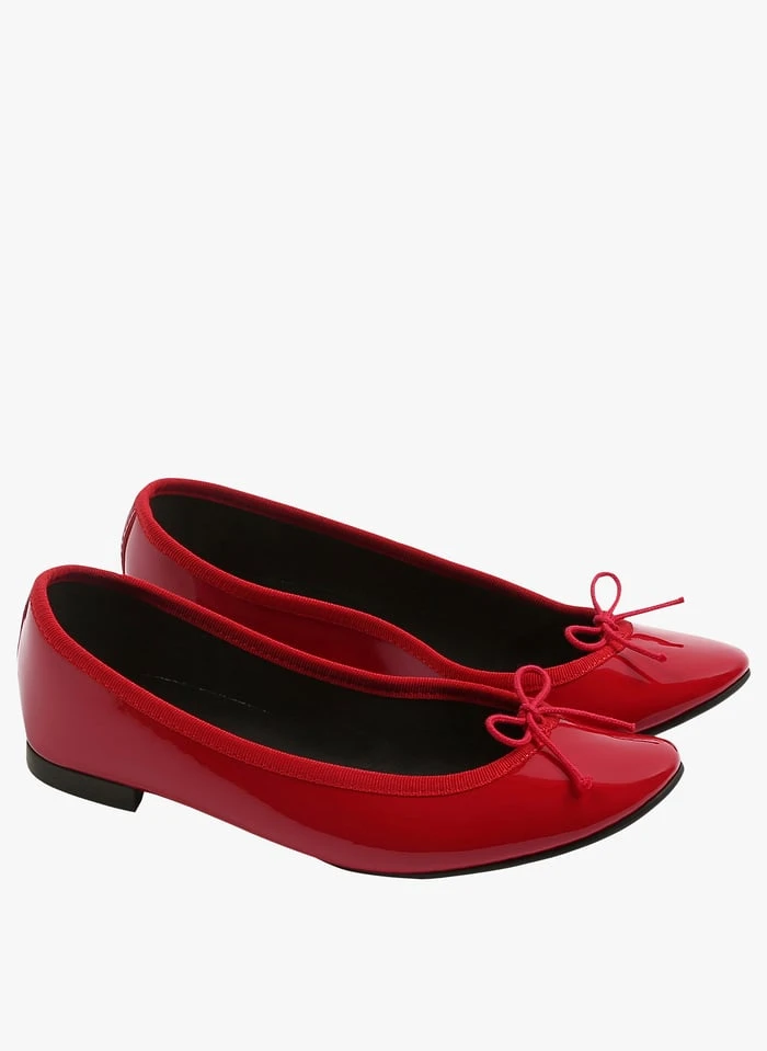 Repetto LILI - Ballerines En Cuir Vernis | Rouge 4 Repetto LILI - Ballerines En Cuir Vernis | Rouge – Image 2