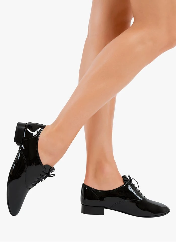 Repetto CHARLOT - Richelieu En Cuir Vernis | Noir 7 Repetto CHARLOT - Richelieu En Cuir Vernis | Noir – Image 5