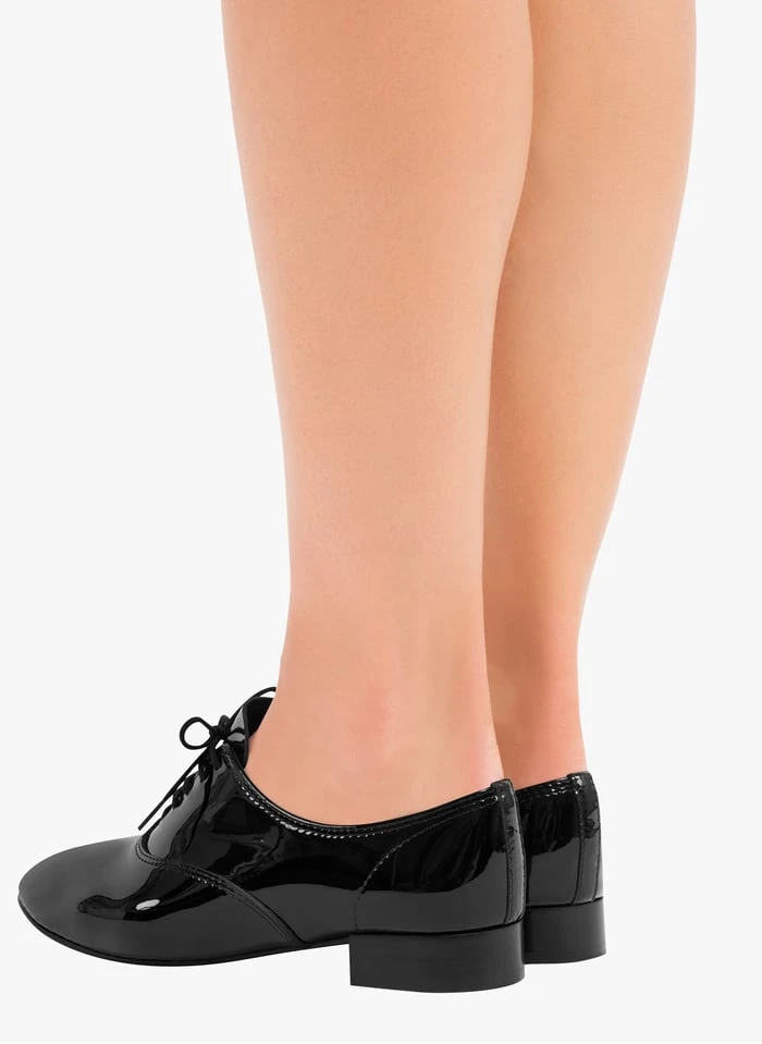Repetto CHARLOT - Richelieu En Cuir Vernis | Noir 8 Repetto CHARLOT - Richelieu En Cuir Vernis | Noir – Image 6