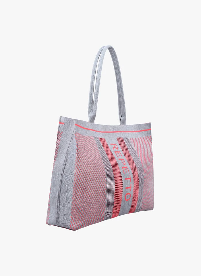 Repetto Cabas En Tricot | Gris 4 Repetto Cabas En Tricot | Gris – Image 2