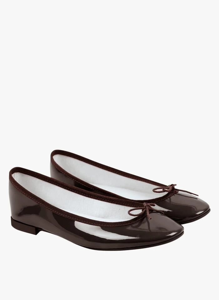 Repetto LILI - Ballerines En Cuir Vernis | Marron 4 Repetto LILI - Ballerines En Cuir Vernis | Marron – Image 2