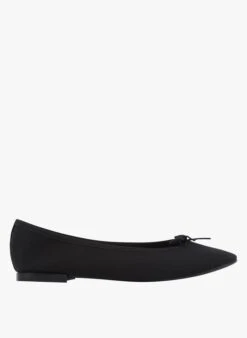Repetto BAL VEGAN - Ballerines Bout Rond En Coton | Noir