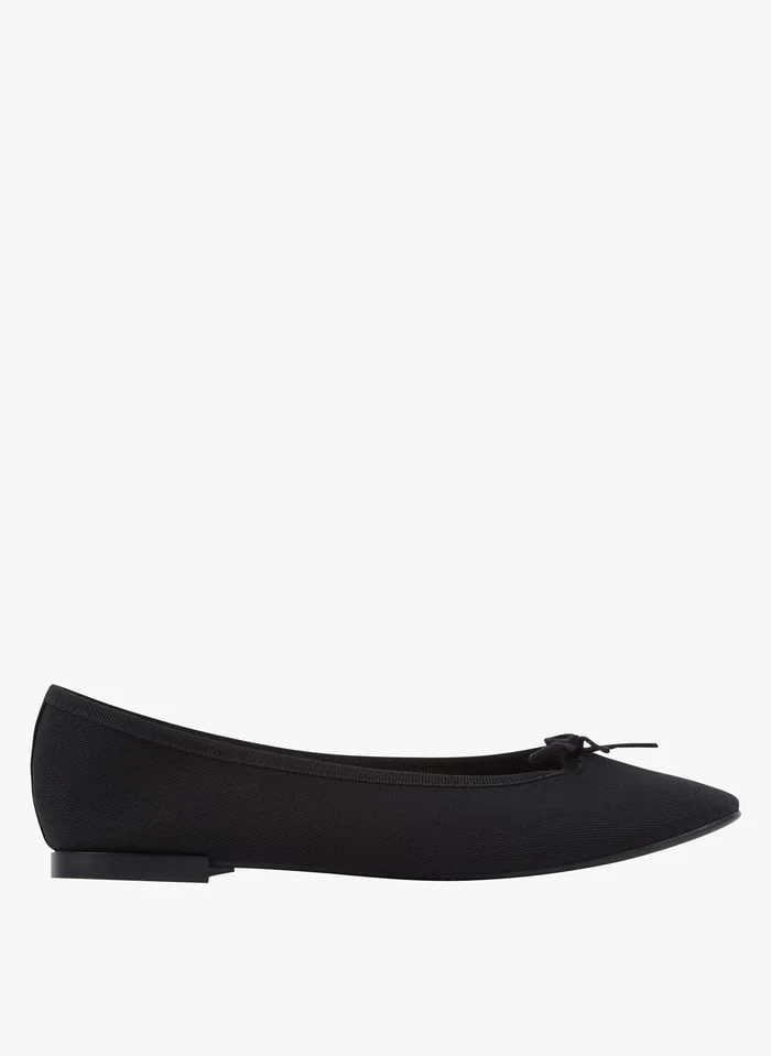 Repetto BAL VEGAN - Ballerines Bout Rond En Coton | Noir 3 Repetto BAL VEGAN - Ballerines Bout Rond En Coton | Noir
