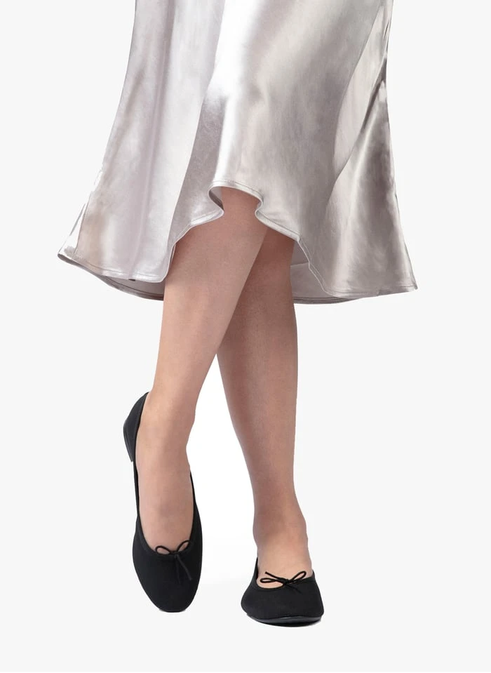 Repetto BAL VEGAN - Ballerines Bout Rond En Coton | Noir 6 Repetto BAL VEGAN - Ballerines Bout Rond En Coton | Noir – Image 4