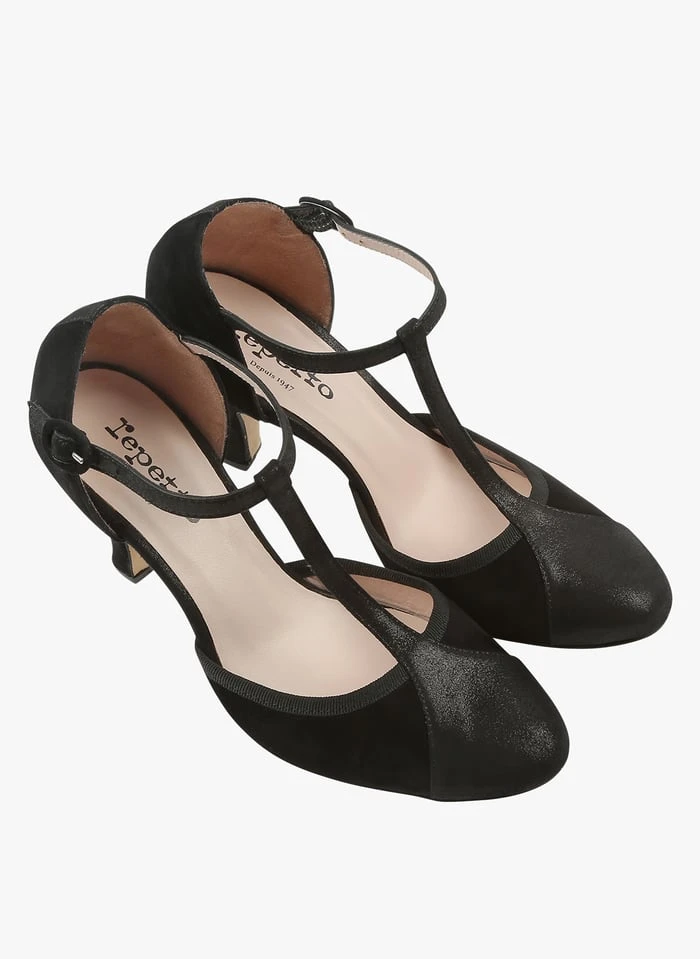 Repetto BAYA - Salomés à Talons En Cuir | Noir 4 Repetto BAYA - Salomés à Talons En Cuir | Noir – Image 2