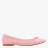 Repetto Ballerines En Cuir | Rose -Repetto Soldes Boutique 3144535