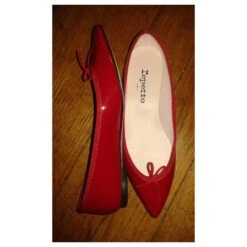 Repetto Ballerines Rouge -Repetto Soldes Boutique 328475 4