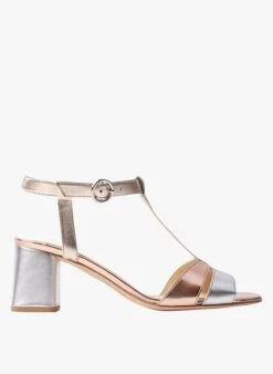 Repetto TILA - Sandales Hautes En Cuir Métallisé | Argent