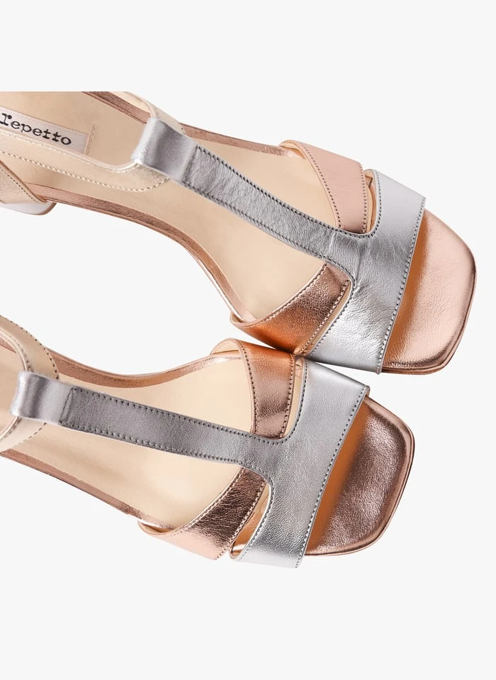 Repetto TILA - Sandales Hautes En Cuir Métallisé | Argent 5 Repetto TILA - Sandales Hautes En Cuir Métallisé | Argent – Image 3