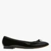 Repetto LILI - Ballerines En Toile Effet Vernis | Noir 1 Repetto LILI - Ballerines En Toile Effet Vernis | Noir -Repetto Soldes Boutique 3613866