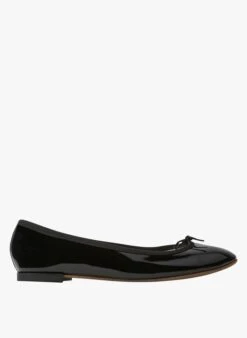 Repetto LILI - Ballerines En Toile Effet Vernis | Noir