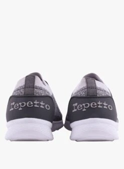 Repetto DANCE - Baskets Basses En Maille Tricotée | Gris 7 Repetto DANCE - Baskets Basses En Maille Tricotée | Gris -Repetto Soldes Boutique 3613964