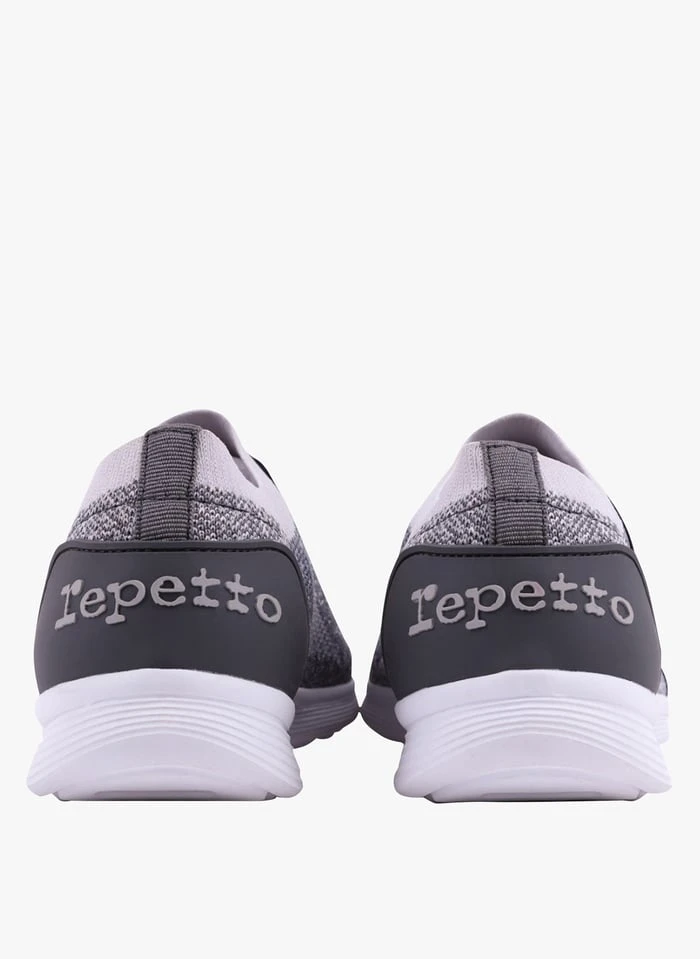 Repetto DANCE - Baskets Basses En Maille Tricotée | Gris 5 Repetto DANCE - Baskets Basses En Maille Tricotée | Gris – Image 3