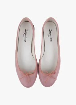 Repetto CENDRILLON - Ballerines En Cuir | Rose -Repetto Soldes Boutique 3734864