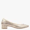 Repetto CAMILLE - Ballerines à Talon En Cuir | Doré