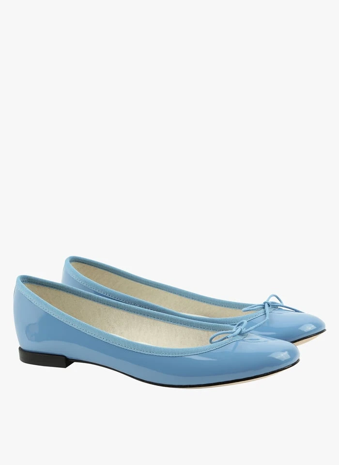 Repetto CENDRILLON - Ballerines Vernies En Cuir De Veau | Bleu 4 Repetto CENDRILLON - Ballerines Vernies En Cuir De Veau | Bleu – Image 2