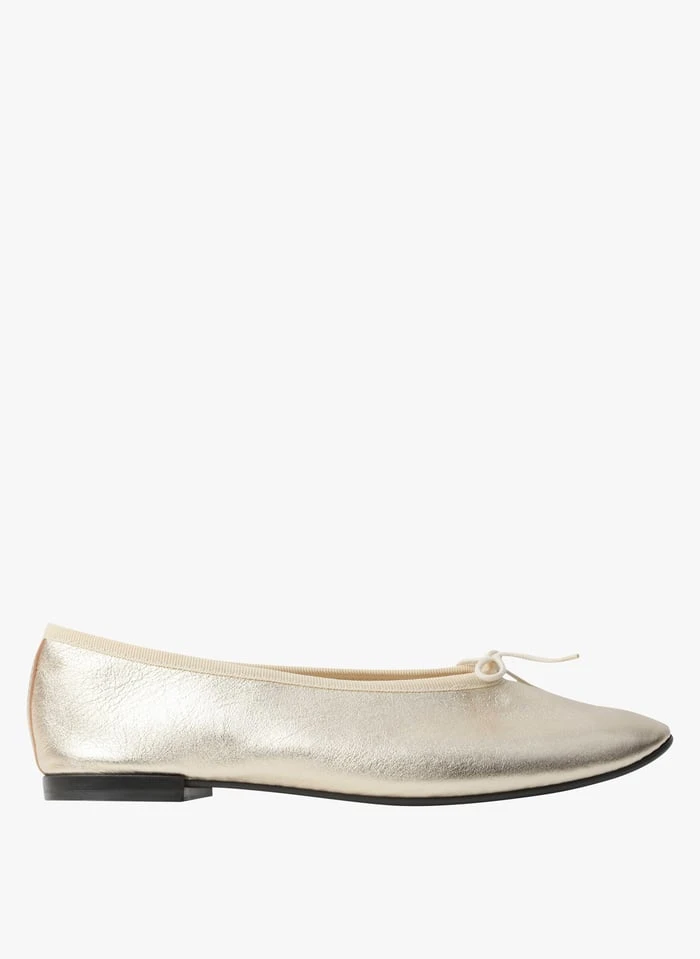 Repetto LILOU - Ballerines En Cuir Métallisé | Doré 3 Repetto LILOU - Ballerines En Cuir Métallisé | Doré