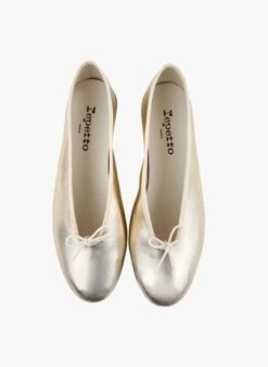 Repetto LILOU - Ballerines En Cuir Métallisé | Doré 7 Repetto LILOU - Ballerines En Cuir Métallisé | Doré -Repetto Soldes Boutique 3783528
