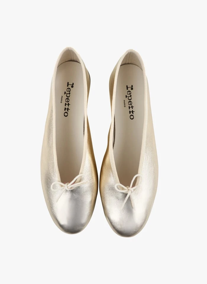 Repetto LILOU - Ballerines En Cuir Métallisé | Doré 5 Repetto LILOU - Ballerines En Cuir Métallisé | Doré – Image 3