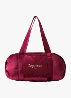 Repetto Sac Polochon Zippé En Toile | Rouge