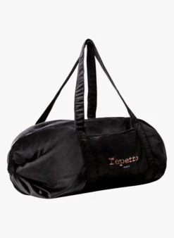 Repetto Sac Polochon Porté Main Logo Imprimé | Noir -Repetto Soldes Boutique 3904460