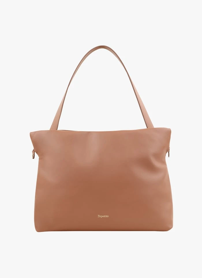 Repetto PLUME - Sac Porté épaule En Cuir | Beige 3 Repetto PLUME - Sac Porté épaule En Cuir | Beige