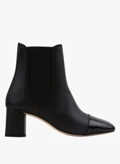 Repetto MELISSA - Bottines à Talon En Cuir | Noir