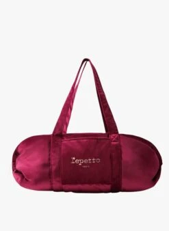Repetto Sac Polochon Porté Main Logo Imprimé | Rouge