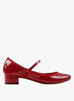Repetto ROSE - Babies à Talons En Cuir Verni | Rouge