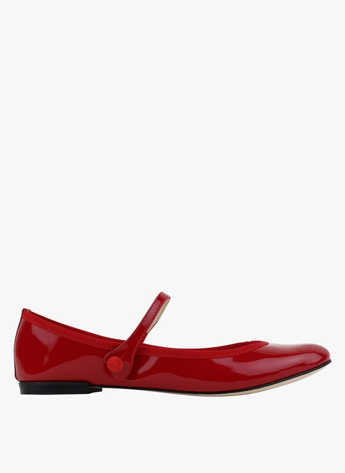 Repetto LIO - Babies En Cuir Verni | Rouge 3 Repetto LIO - Babies En Cuir Verni | Rouge