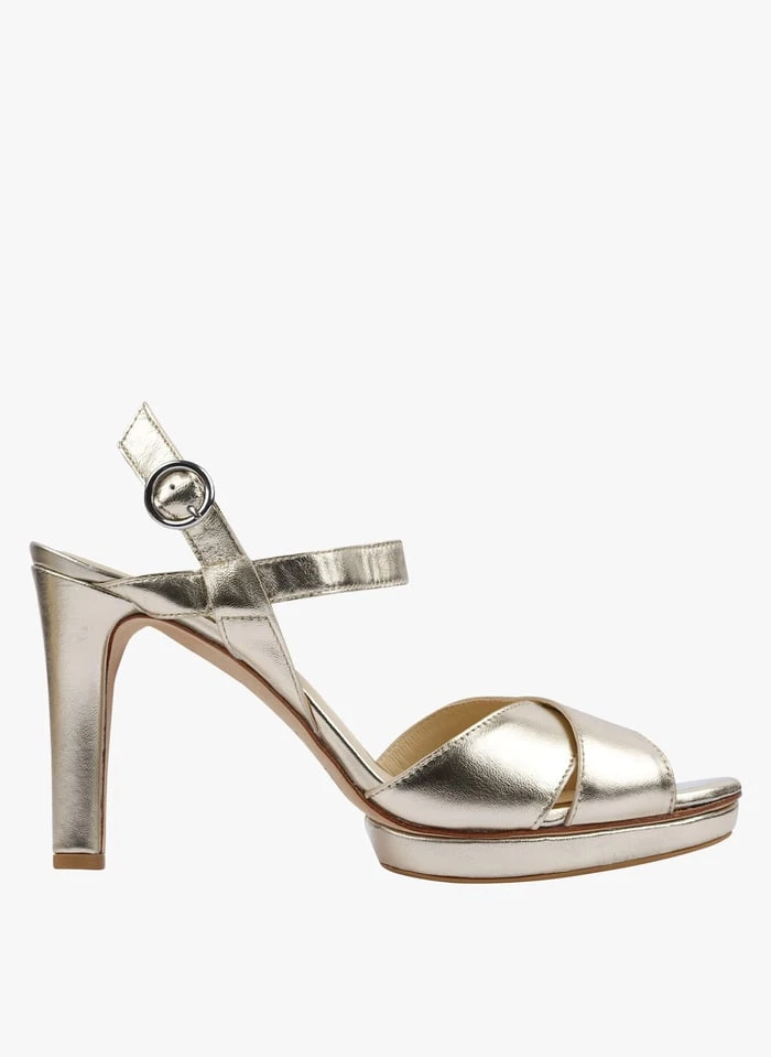Repetto TIMY - Sandales à Talon En Cuir Métallisé | Doré 2 Repetto TIMY - Sandales à Talon En Cuir Métallisé | Doré