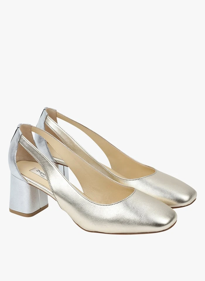 Repetto TERRY - Escarpins à Talon En Cuir Métallisé | Argent 4 Repetto TERRY - Escarpins à Talon En Cuir Métallisé | Argent – Image 2