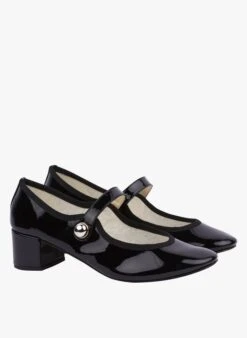 Repetto FABIENNE - Babies En Cuir Verni | Noir