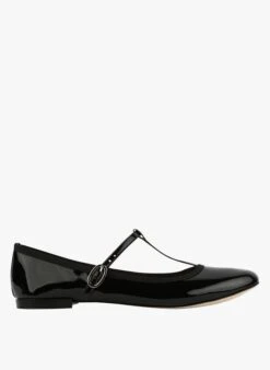 Repetto FAUSTINE - Ballerines Plates En Cuir Verni | Noir