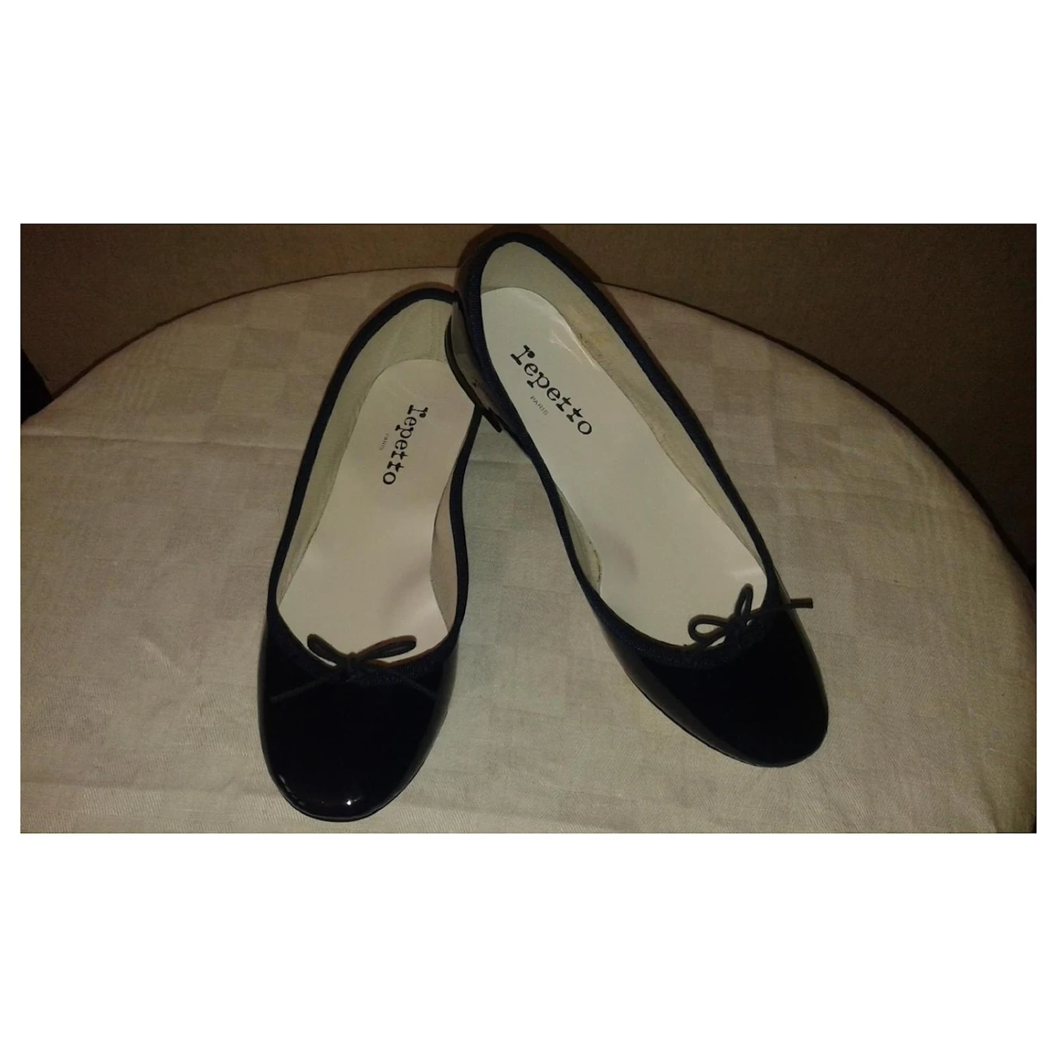 Repetto Ballerines Bleu Marine 4 Repetto Ballerines Bleu Marine – Image 2