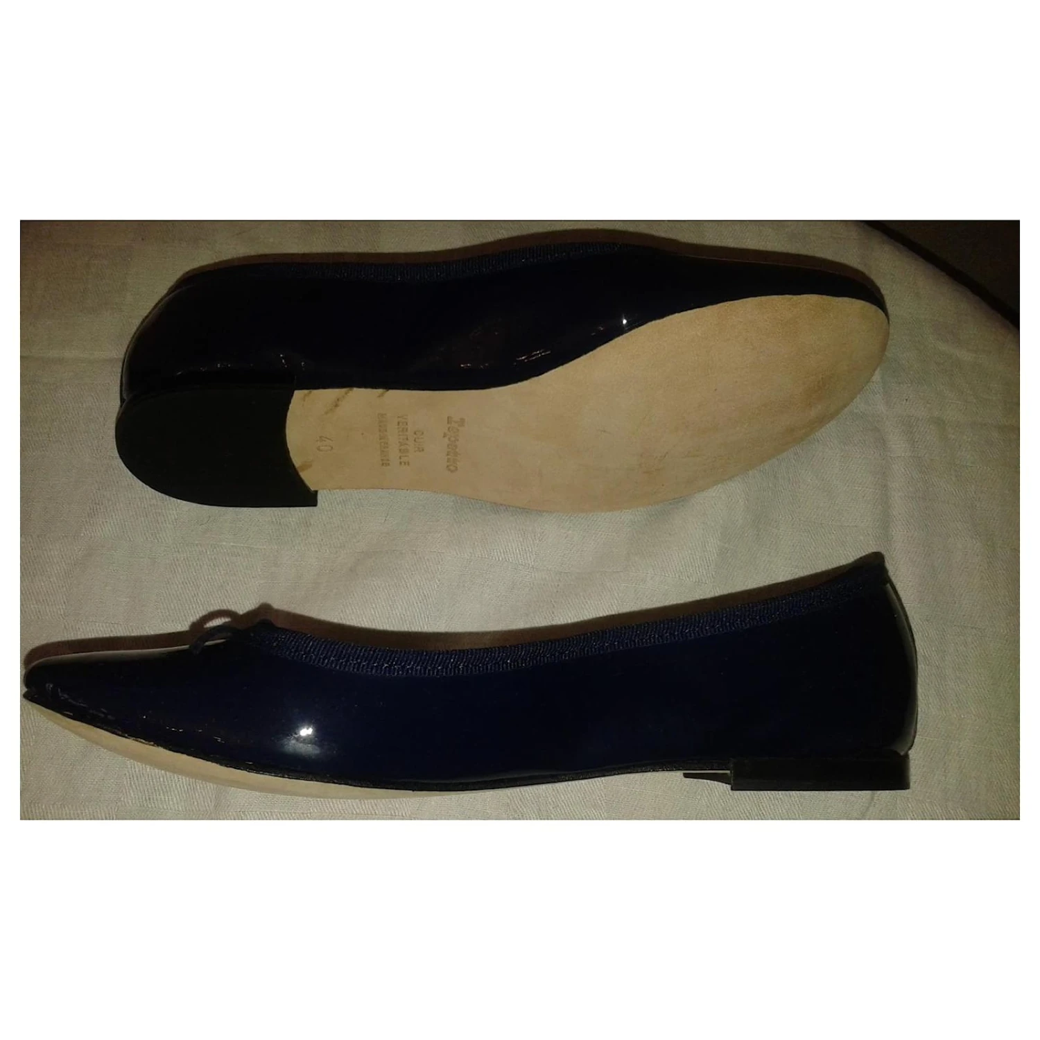 Repetto Ballerines Bleu Marine 7 Repetto Ballerines Bleu Marine – Image 5