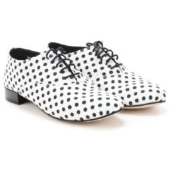 Repetto Ballerines Noir Blanc -Repetto Soldes Boutique 615650 3