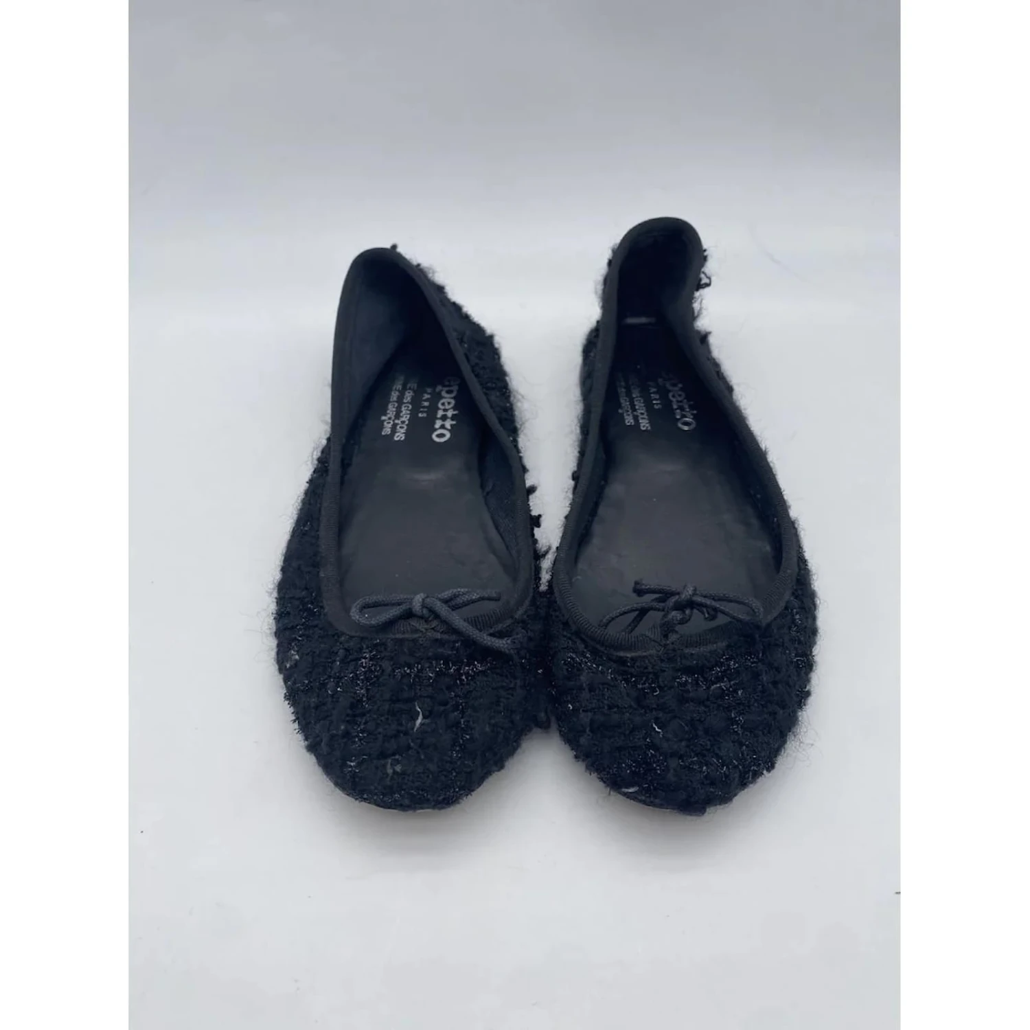REPETTO Ballerines T.UE 37 Tweed Noir 4 REPETTO Ballerines T.UE 37 Tweed Noir – Image 2