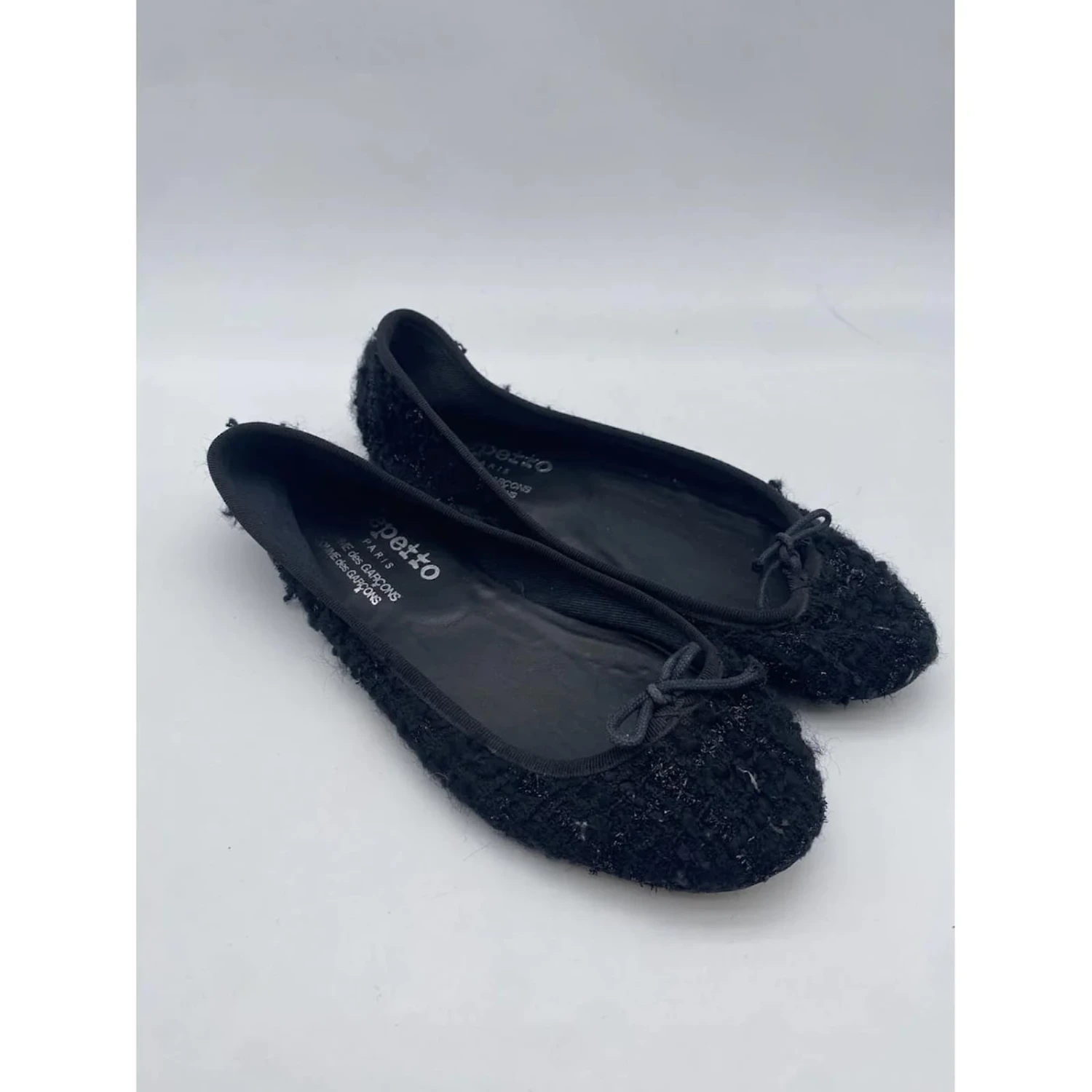 REPETTO Ballerines T.UE 37 Tweed Noir 5 REPETTO Ballerines T.UE 37 Tweed Noir – Image 3