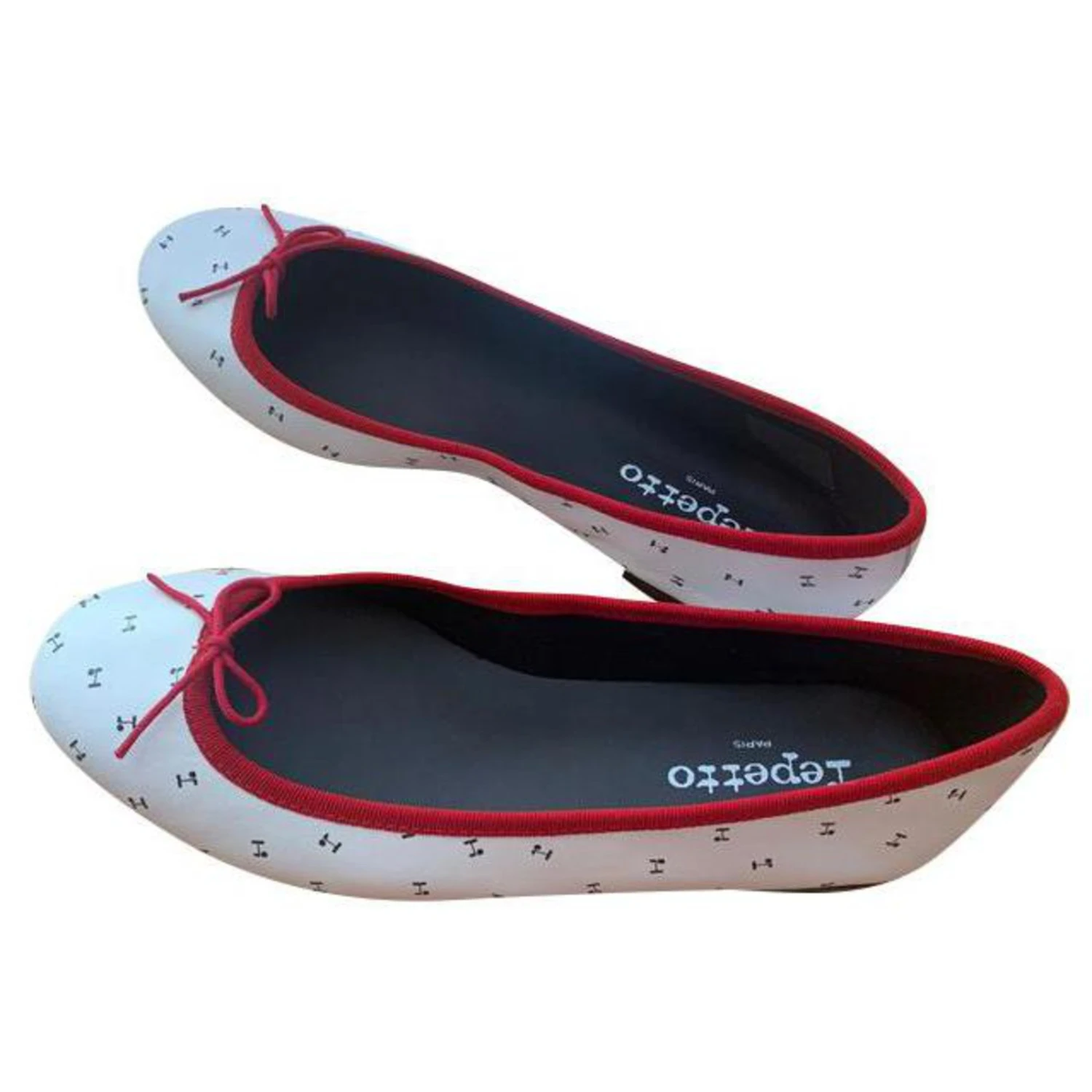 Ballerines Repetto Lili Noir Blanc Rouge 3 Ballerines Repetto Lili Noir Blanc Rouge
